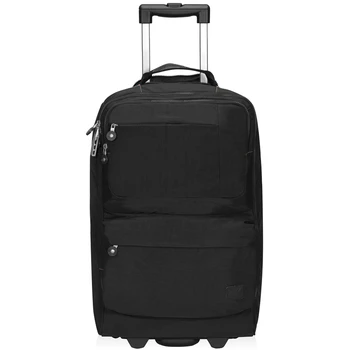 

Hynes Eagle Men's Travel Bags Wheeled Backpack Large Capacity 35L Rolling Waterproof Daypack Carry On Luggage Bag Women Suitcase