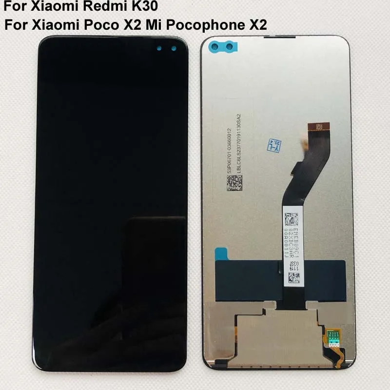 6.67&quot Original New test For Xiaomi Redmi K30 LCD Screen Display +Touch Panel Digitizer Poco X2 Mi Pocophone | Мобильные телефоны