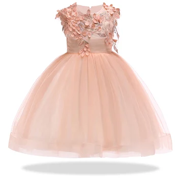 

Kids Wedding Dress Children Clothing Princess Party Kids Dresses For Girls Costume 2-10 Years Pageant Christmas Girls Dress