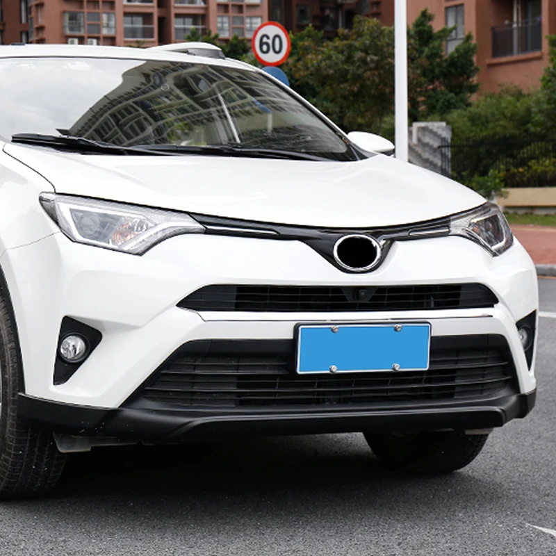 Carманго для Toyota RAV4 автомобильный Стайлинг Передняя декоративная накладка хромированная накладка рамка наклейка внешние аксессуары