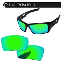 Papaviva изумрудно-зеленая зеркальная поляризованная Сменная линза для очков 1& 2, оправа, защита UVA& UVB