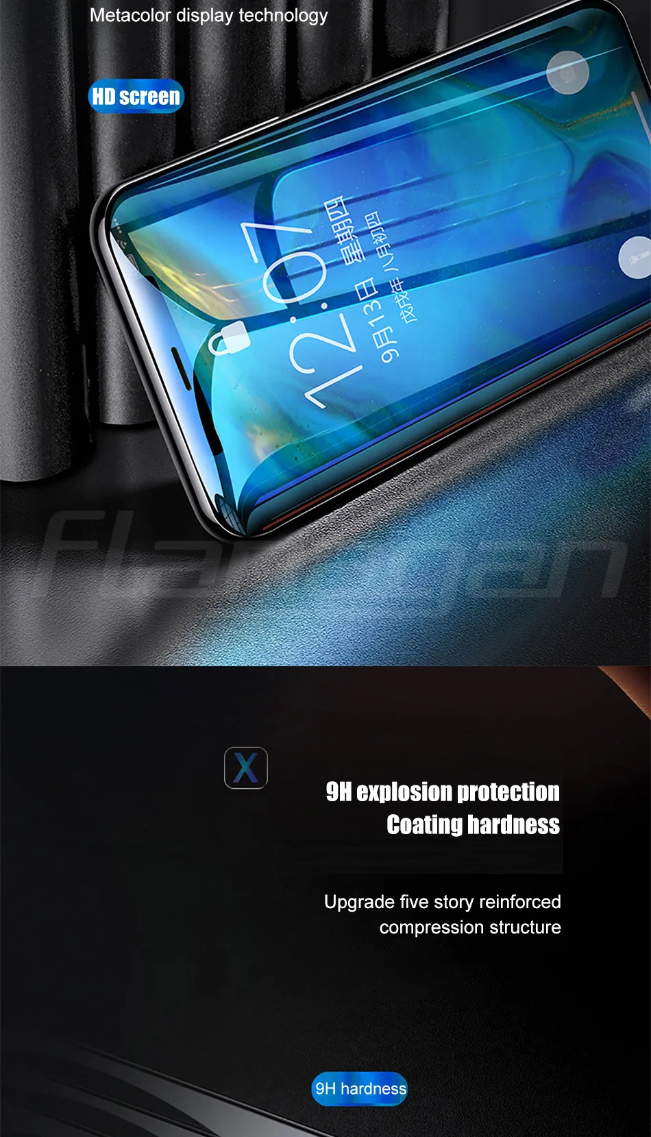 500D полное покрытие из закаленного стекла для iPhone 11 Pro Max стекло X XS Max XR Защитное стекло для экрана для iPhone 6 6s 7 8 Plus X пленка