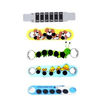 

20Pcs/Lot Forehead Head Strip Fever Thermometer Baby Child Adult Body Check Test Temperature Monitoring Random Color