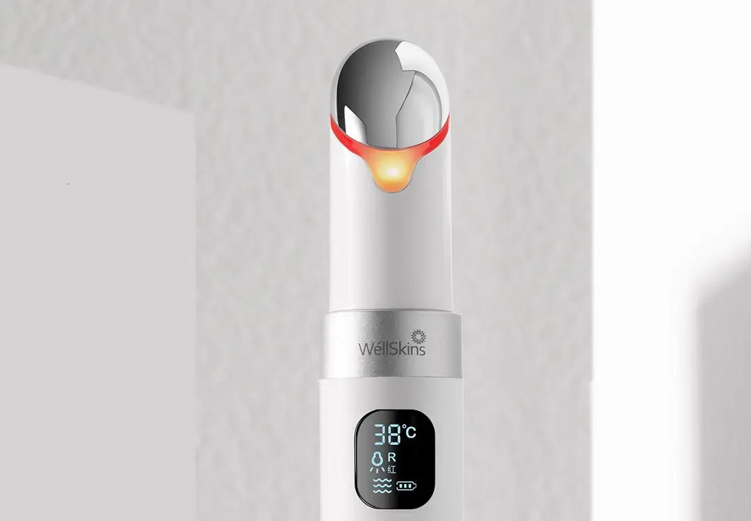 Xiaomi WellSkins прибор для улучшения кожи вокруг глаз 38-45 ℃ теплый цветной светильник массаж красивый многофункциональный Xiomi 3 шестерни вибрационный массаж