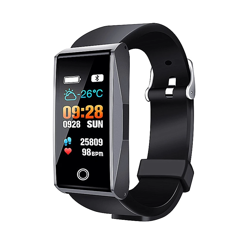 Nennbo Mate1 Smart wristband Waterproof Cicret Fitness Activity Tracker Watches blood Pressure Heart Rate Message Push |