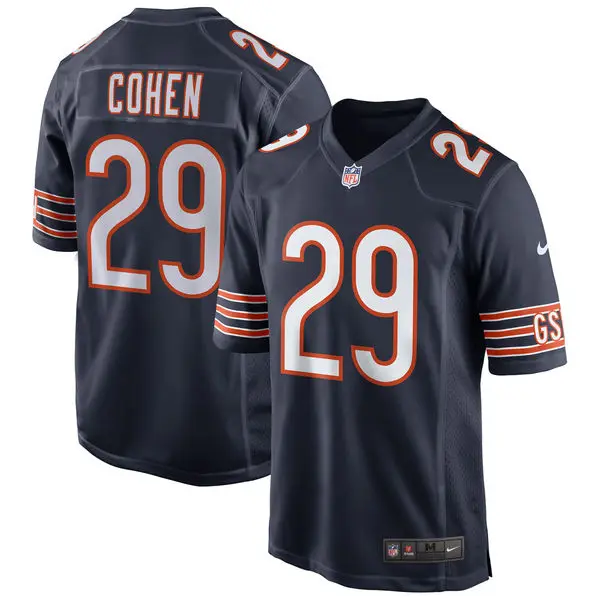 Chicago Высокое качество Мужские медведи Tarik Cohen Джерси