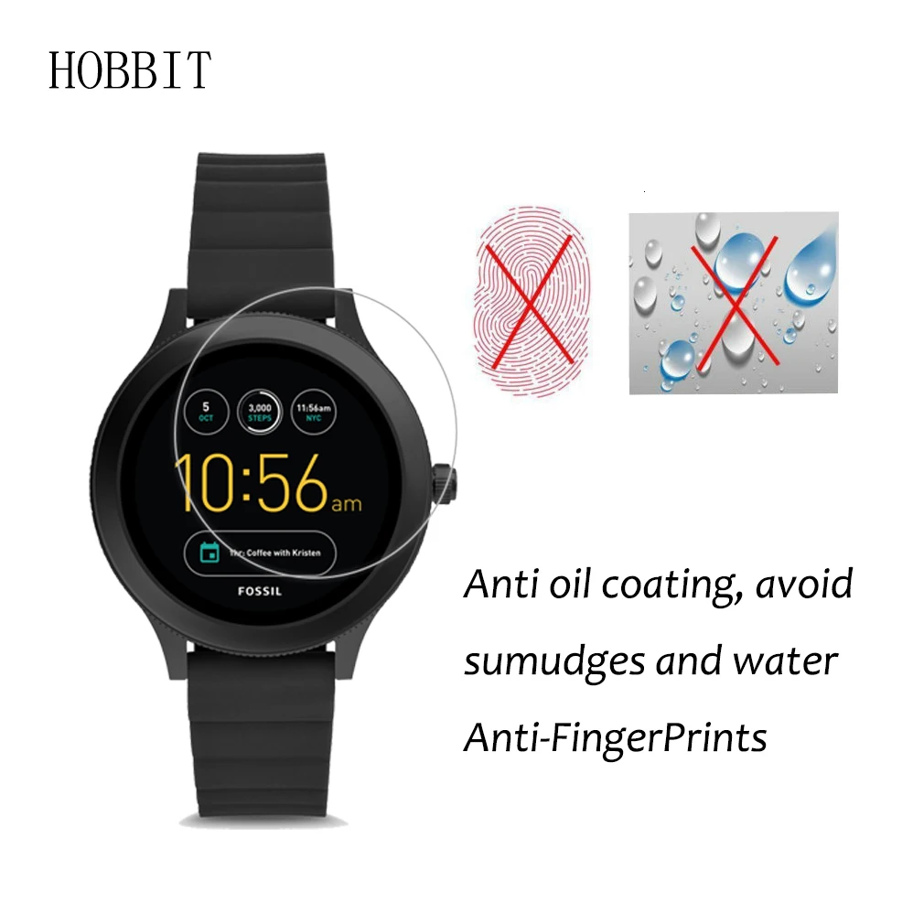 3 упаковки для Fossil Q Venture 7H нано Взрывозащищенный протектор экрана высокой четкости анти-шок Смарт-часы, пленка Gen 3