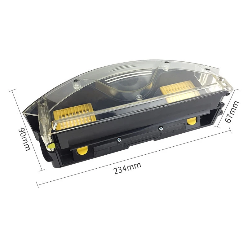 Dust Box (Built-In 2 Filters) Filter Black Brush for R2134IRobot Roomba Sweeper 7 Series 760 770 780 790