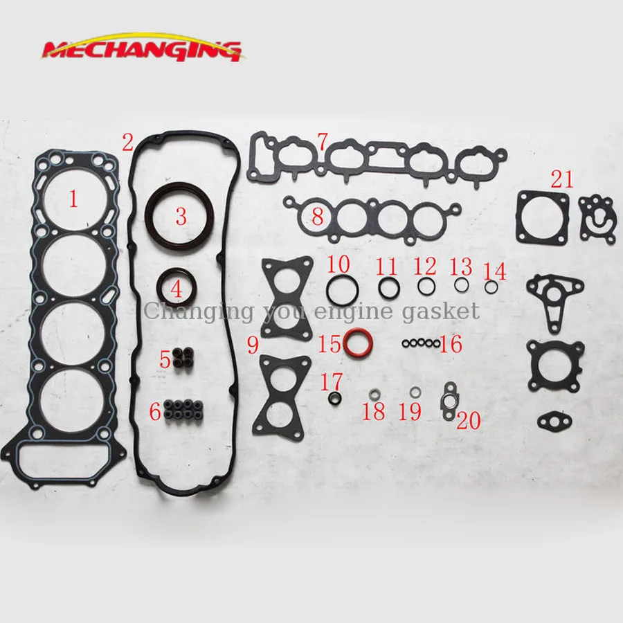 KA24E FOR NISSAN PICK UP (D22) 2.4 i PRAIRIE PRO (M11) Engine Parts Engine Overhaul PackageEngine Gasket 10101-1E425