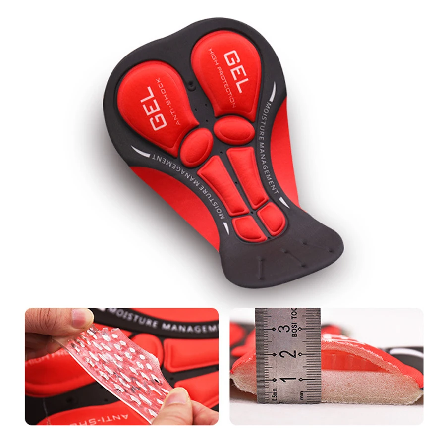 NEWBOLER Breathable Cycling Shorts Cycling Underwear 5D Gel Pad Shockproof Bicycle Underpant MTB Road Bike Underwear Man Shorts 2