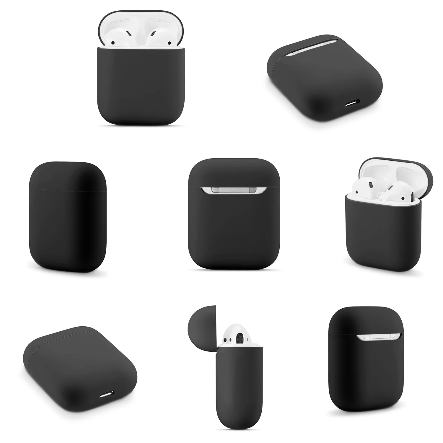 Soft Silicone Cases For Apple Airpods 1/2 Protective Case Bluetooth Wireless Earphone Cover For Apple air pods Charging Box Bags