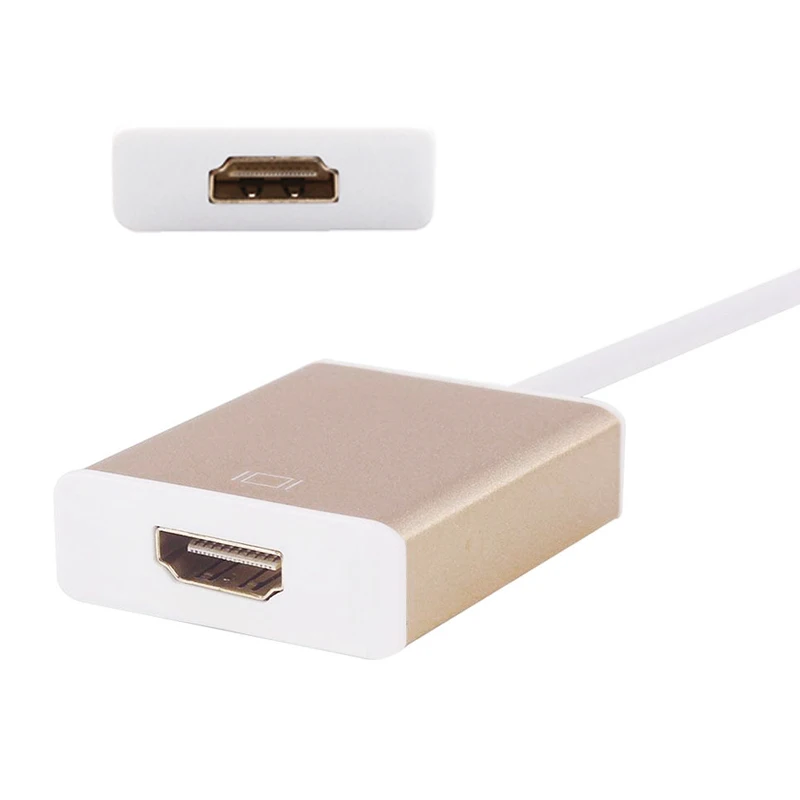 Кабель-адаптер type-C к HDMI для мужчин и женщин(совместим с Thunderbolt3) к HDMI USB 3,1 алюминиевый тип C для MacBook Chromebook