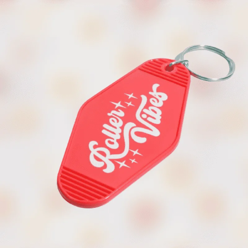 NippyCustom Promotional Personalized Vintage Keychain 400pcs - Durable Printing | Hotel Keychain | Plastic Keyrings