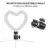 6-Дюймовый сердцевидный светодиодный Кольцевой Свет Dimmable Cold Warm Makeup Photography Video Live Stream Lamp Tricolor Fill Light