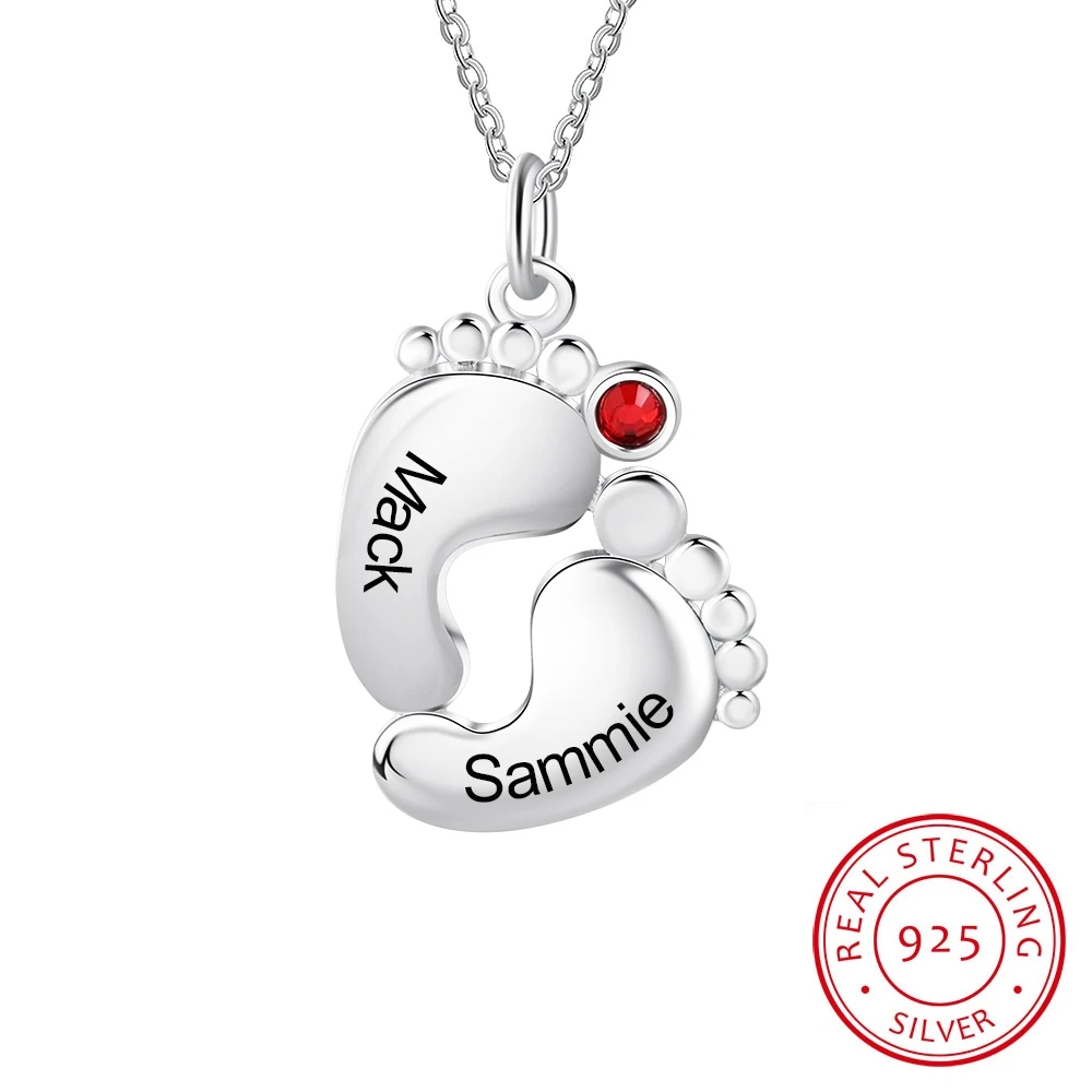 engraved baby necklace