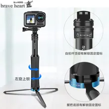 Алюминиевый Штатив для селфи монопод для gopro Go pro hero 8 7 6 5 4 3 sj4000 xiaomi yi hero 6 hero 7 hero 8 аксессуары для камеры