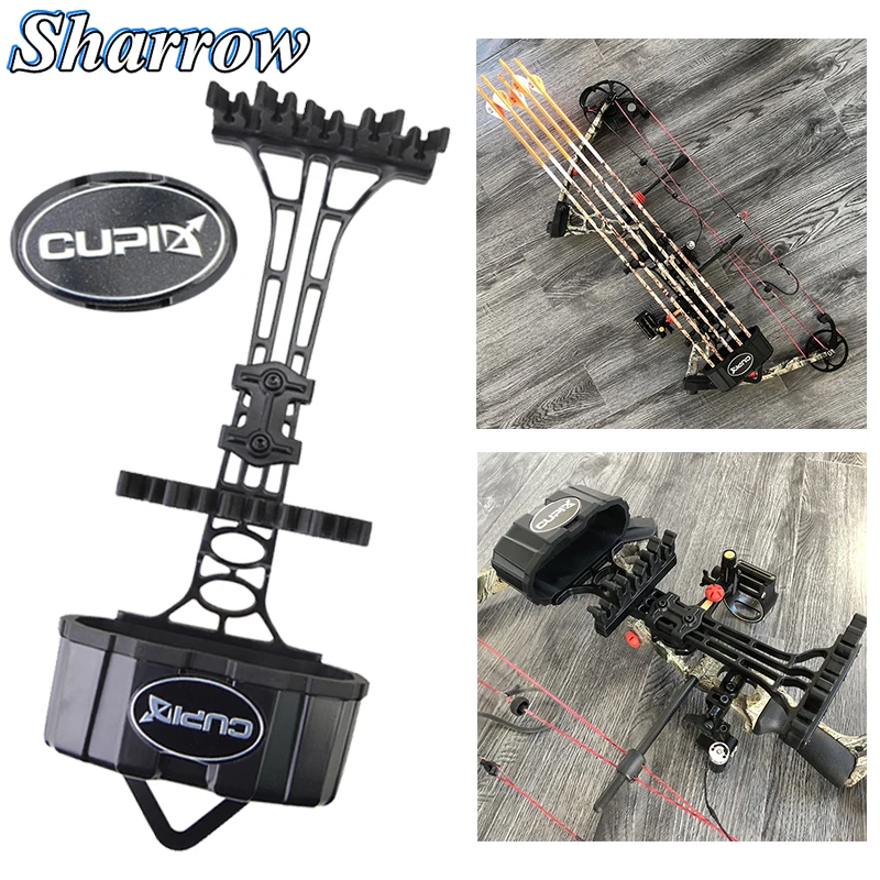 

Portable 5-Arrow Quiver Compound Bow Hunting Arrow Tube No Arrows Hunting Archery Shooting Arrows Holder Accessories Slingshot