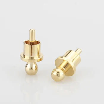 

10pcs x Noise Stopper Gold Plated Copper Cap Dust Protector RCA Caps