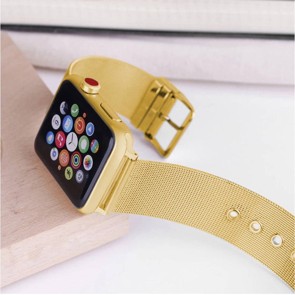Quality Milanese Strap for Apple Watch Band Series 4 40mm 44mm Stainless Steel Bracelet for iWatch Series 3 / 2 / 1 38mm 42mm for Women Men