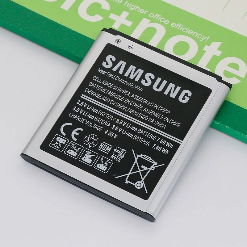 100% Оригинальный аккумулятор samsung для Galaxy Core 2 сменный G355 G355H G355M EB BG355BBE 2000 мАч с