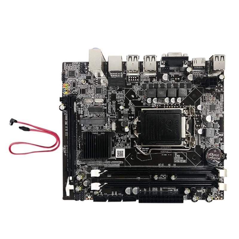 Материнская плата H55 LGA 1156 поддерживает I3 530 I5 760 Cpu Ddr3 Память ОЗУ десктопная