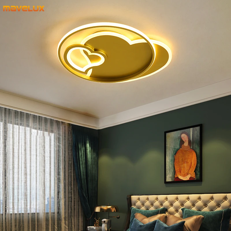 

New Style LED Ceiling Lights For Kid's Room Bedroom Kitchen Living Room Restaurant Gallery Foyer Indoor Home Lighting Fixtures