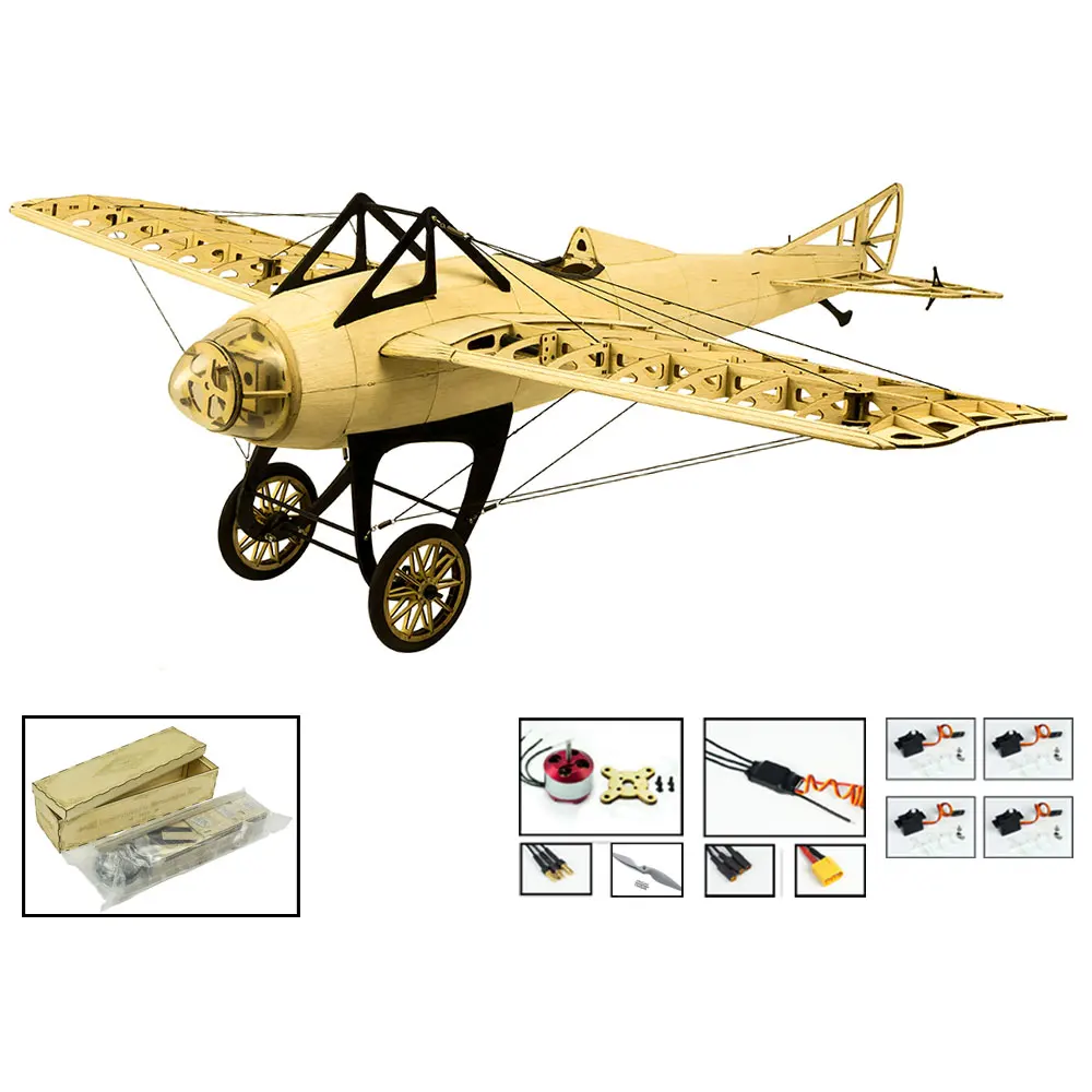S2204 Balsa деревянный RC самолет 1000 мм Электрический D.M Deperdussin монокок в разобранном виде RC самолет комплект/версия PNP DIY Дрон