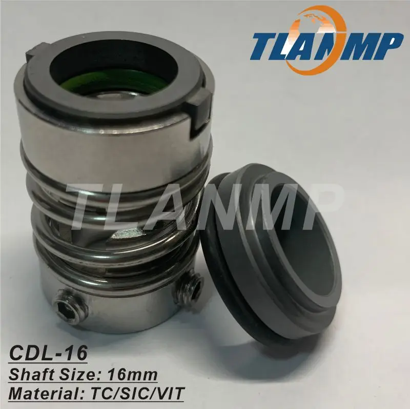 CNP-CDL16 , CDL-16/WBF14 , YFT-16 (CH-16) TLANMP Mechanical Seals For Shaft Size 16mm CNP-CDL CDLK/F-8/12/16/20 Pumps