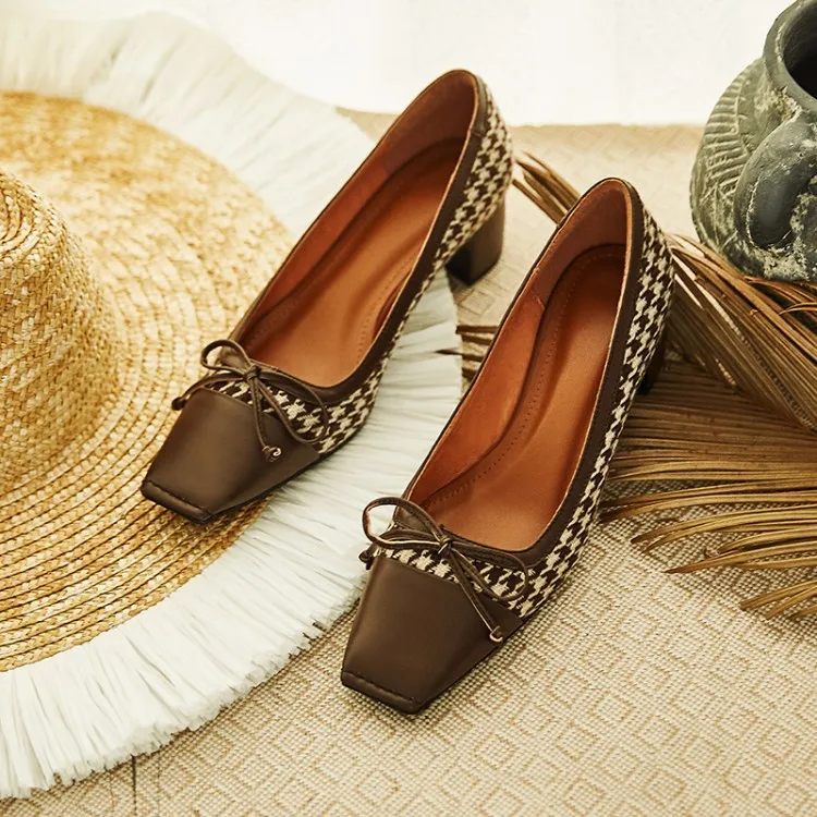 

Women's Spring Fashion Cowhide Graceful, Sue Cojin Home Hot Selling Shoes, inside And Pure Leather!