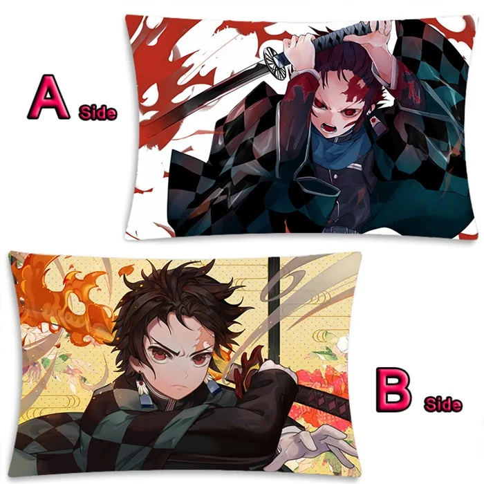 Аниме Demon Slayer: Kimetsu no Yaiba Kamado Nezuko Dakimakura длинная подушка для объятий чехол кровать подушка Pilow Cover 2WAY 35x55 см - Цвет: 04