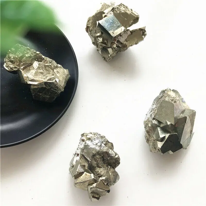 1pc Natural Iron Pyrite Cluster Crystal Stone Rough Display Specimen Minerals Natural Stones and Minerals