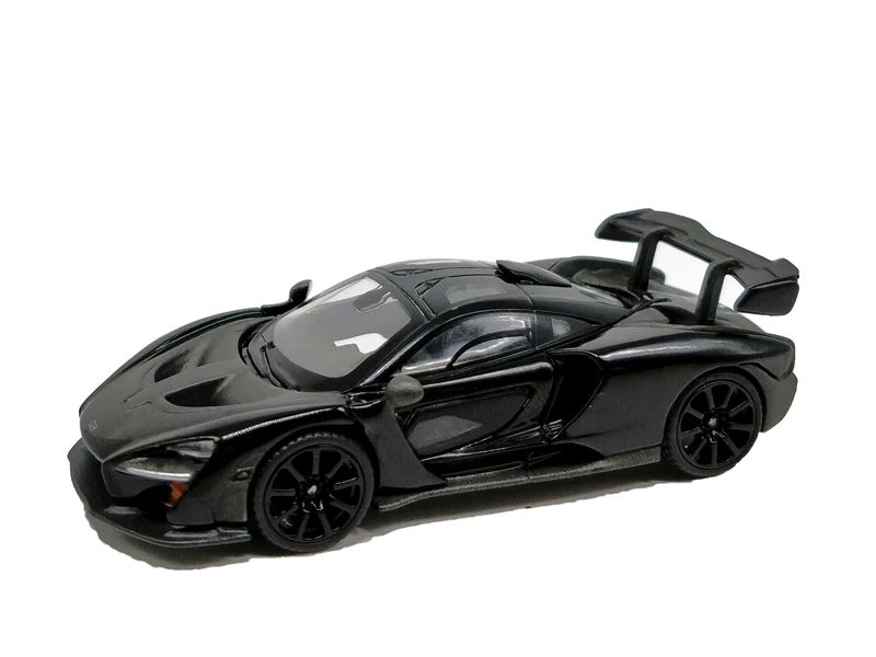 Мини GT 1: 64 Mc Laren Senna оникс Игрушечная машина из сплава игрушки для детей литой модельный автомобиль подарок на день рождения