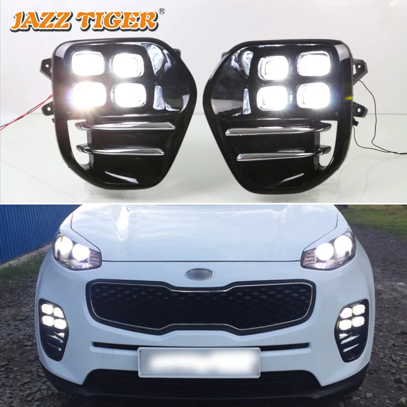 JAZZ TIGER 2 шт. Plug & Play водонепроницаемая автомобильная лампа 12 В DRL светодиодный ные