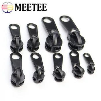 

Meetee 10/20pcs 3# 5# 8# 10# Resin Zip Slider for Nylon Zipper Home Textile Garment Luggage Handmade Sewing Accessory ZA244