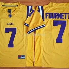 Новое поступление высокое качество NCAA Leonard Fournette#7 футболка колледжа ограниченная Спортивная футболка S-XXXL