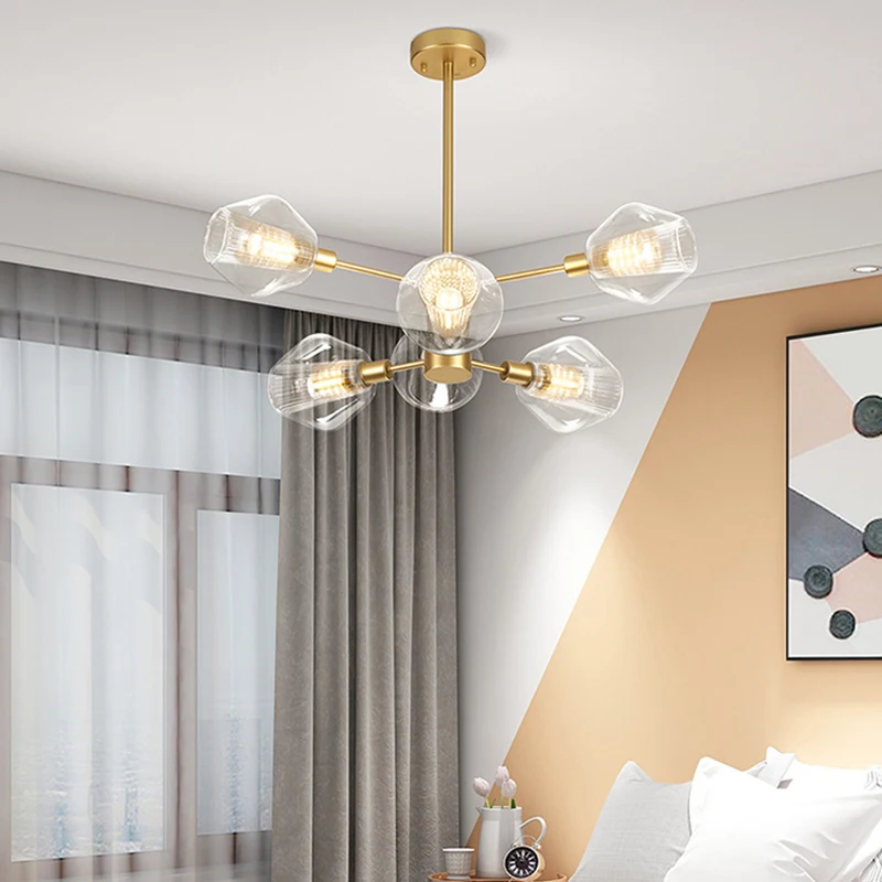 

Современная светодиодная люстра, декоративный светильник для столовой, спальни, гостиной, подвесные светильники, Новая Домашняя Подвесная лампа, освещение