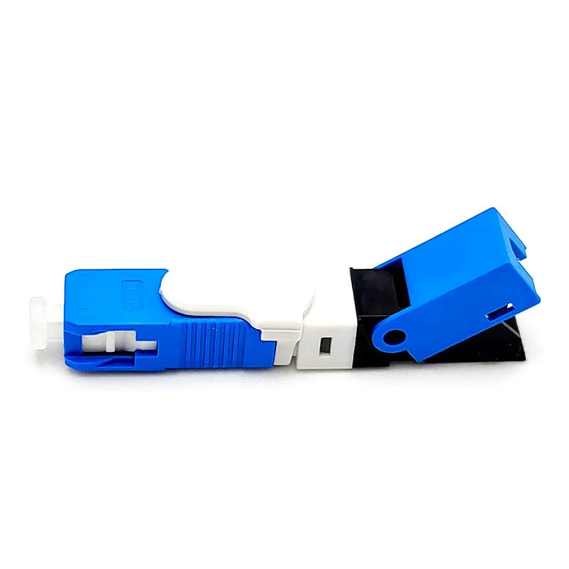 

100PCS/lot FTTH ESC250D UPC Single-Mode Fiber Optic SC /UPC Quick Fast Field Assembly Connector
