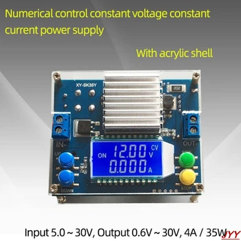 

Adjustable Regulated power supply DC DC Automatic Boost/Buck Converter CC CV Power Module 0.6-30V 4A 35W 5V 12V 24V SK35Y