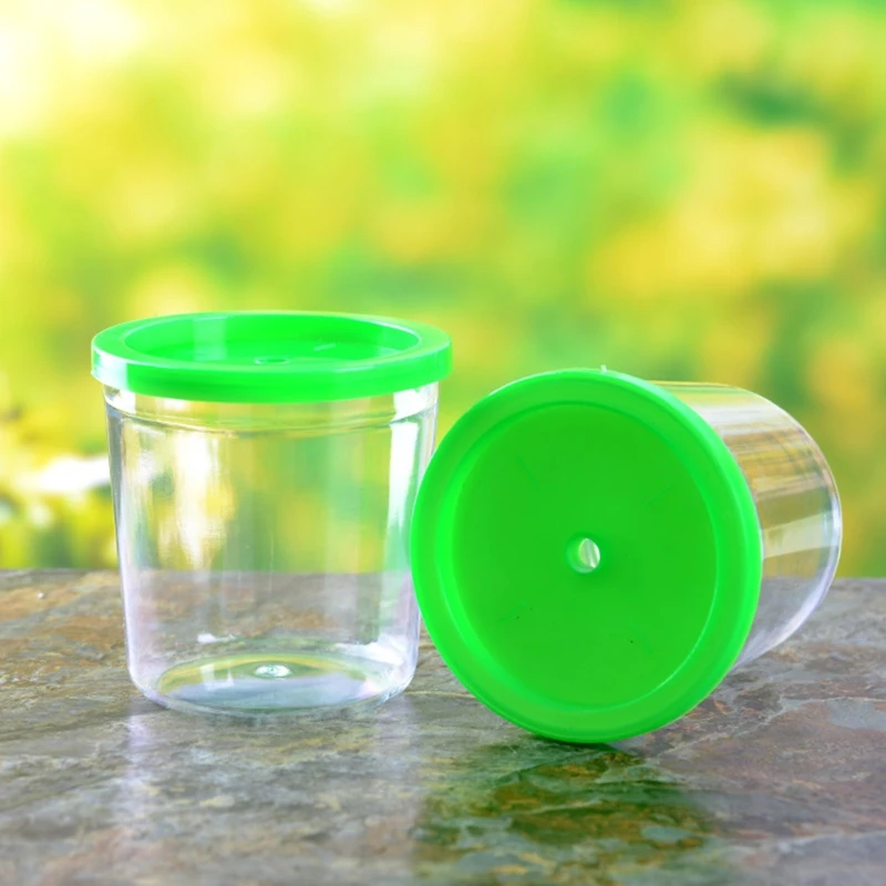 Portable Fish Tank Plastic Mini Aquarium Transparent Fish Keeper Fishbowl for Turtle Betta Jellyfish Starter Kit