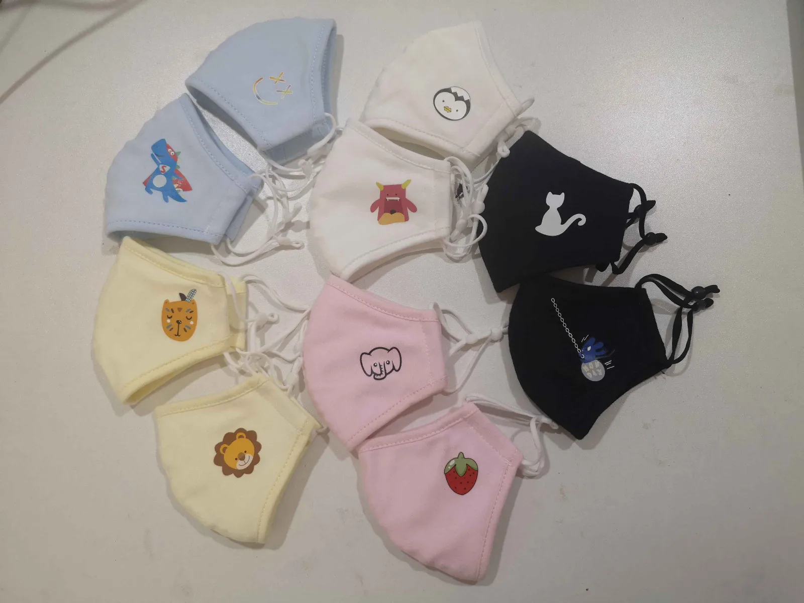 Детская маска для лица с рисунком в виде Розы|Маски и антисептики| |