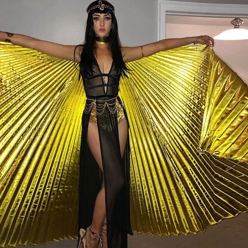 Sexy Women Transparent Butterfly Wings 360 Degree Big Props Belly Dance Performance Rave Festival Costume Accessories | Тематическая