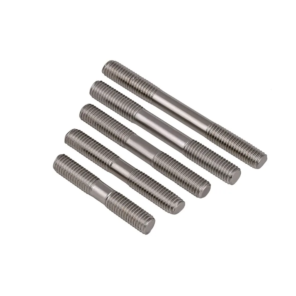 M3x70mm 304 Stainless Steel Double End Threaded Stud Screw Bolt 20pcs 
