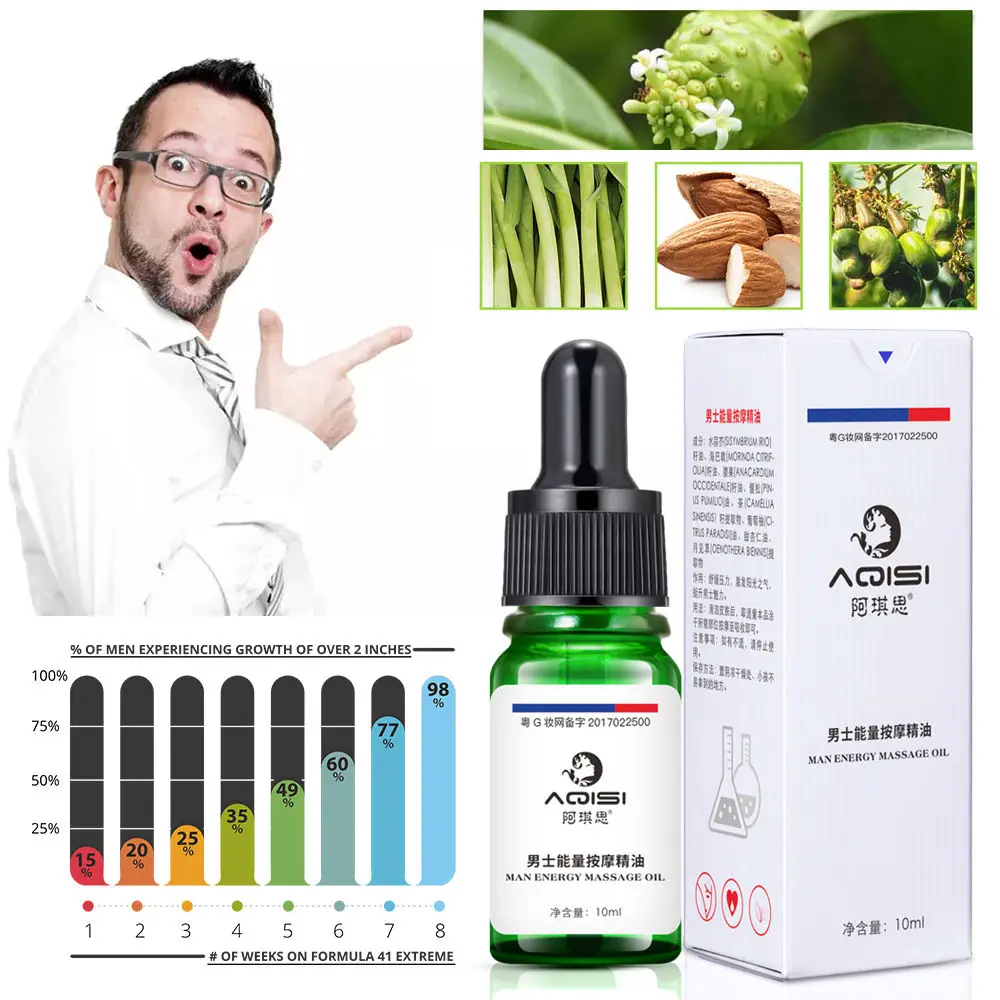 Увеличитель для пениса 10 мл мужские эфирные масла крем таблетки помощь мужчин