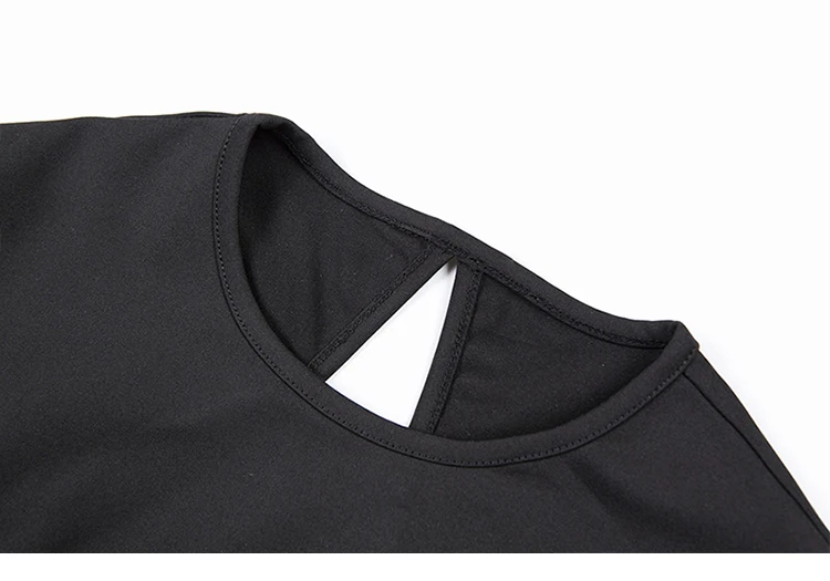Sexy backless straps jumpsuit simple solid color round neck short sleeve Slim shirt 2019 new dropshipping club