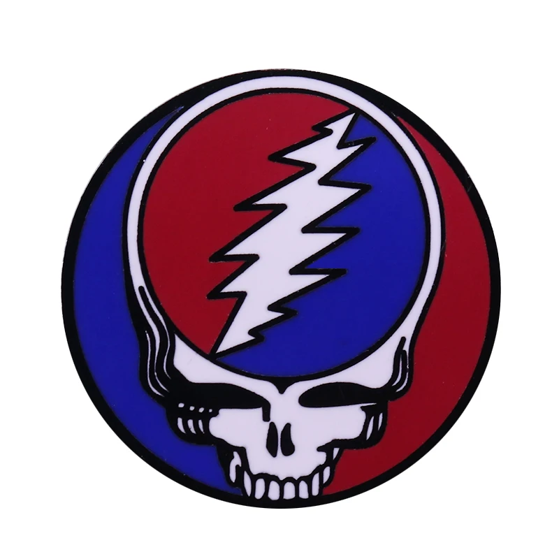 Grateful Dead красть ваше лицо лацкан булавка детальный графический дизайн рок музыка