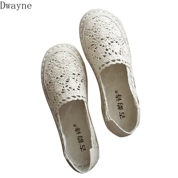 

2019 Japanese literary single shoes hollow breathable retro small white shoes national wind women's shoes