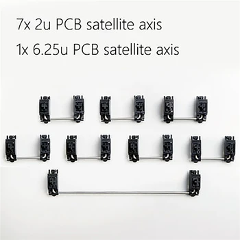 

Soft Plate-Mounted Stabilizers Clear Satellite Axis 7u 6.25u 2u for Cherry Mechanical Keyboard Keycap