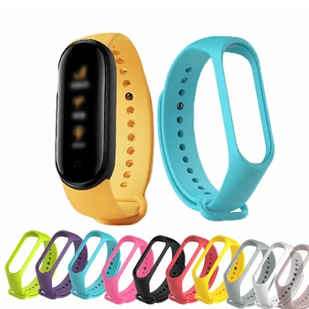 

23 Colors Newest Replacement Silicone Wrist Strap For Xiaomi Miband 5 Watch WristBand Watch Strap For Mi Band 5 Strap
