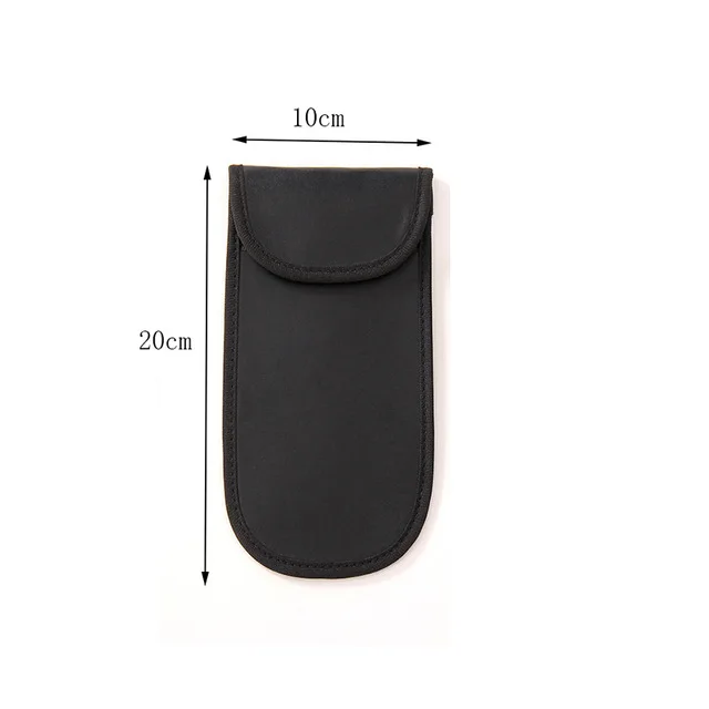 10x20cm Faraday Автомобильный ключ RFID сигнальный блок сумки FOB сигнальная экранирующая Сумочка чехол для сотового телефона Кредитная карта для защиты конфиденциальности BAG1023 - Цвет: 10x20cm