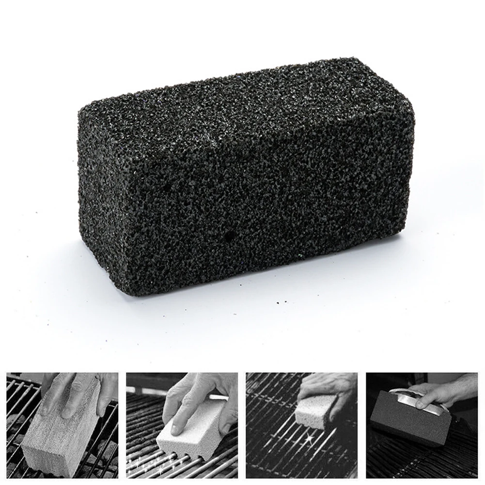 BBQ Cleaning Stone Non Slip Handheld Odorless Grill Ecological Clean Brick Barbecue Scraper Griddle Removing Stains Brush